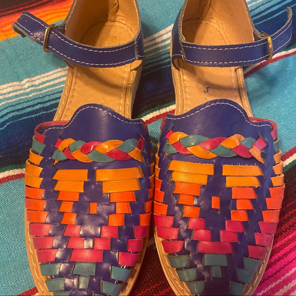 100% real leather// Made in Mexico// Huarache Sandals